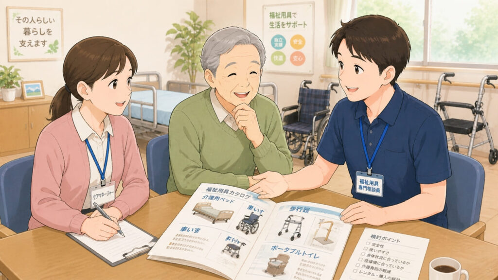 福祉用具レンタルの流れ